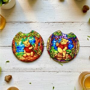 Colorful Winnie the Pooh Coasters